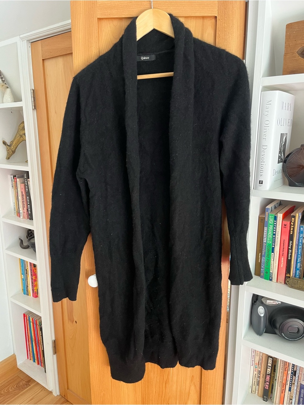 Quince cashmere duster cardigan M